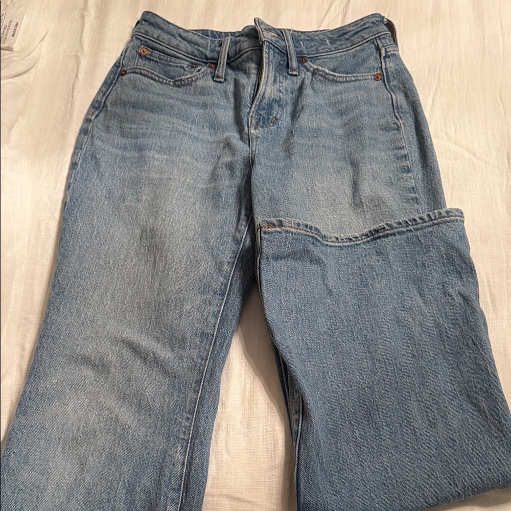 Madewell Light Blue Straight Leg Jeans